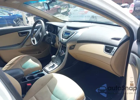 2012 Hyundai Elantra Gls из США, поврежденный, VIN 5NPDH4AE3CH145763